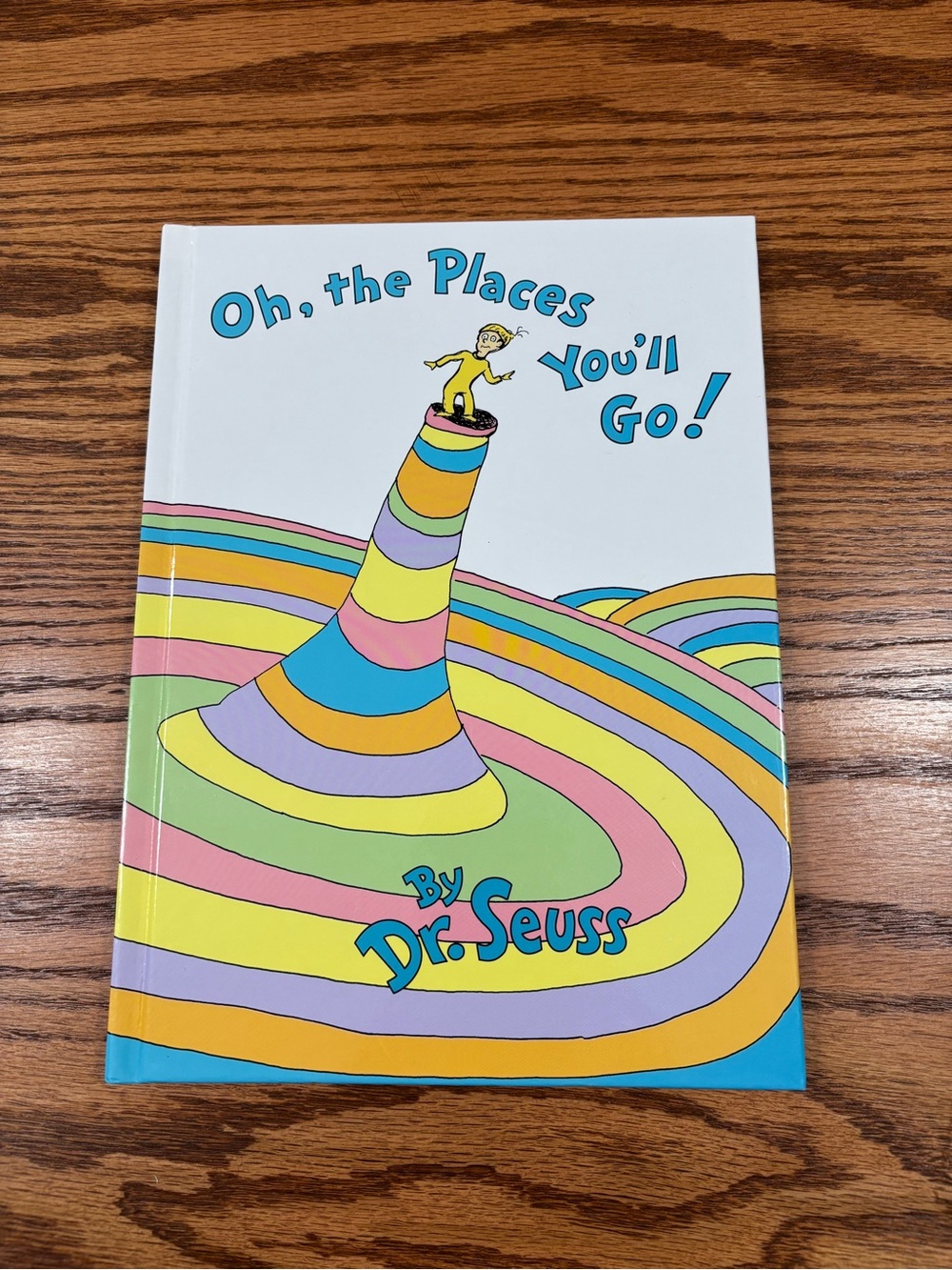 Dr. Seuss Oh, the Places You'll Go! Hardcover Large Book Random House Excellent